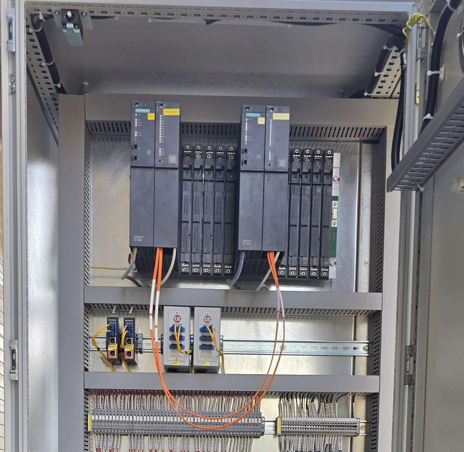 Siemens PCS 7 redundant controller cabinet for the oil and gas project